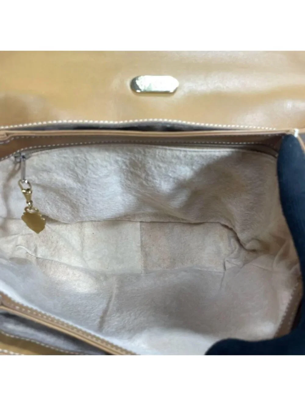 Gucci GG Shoulder Bag Brown Beige Logo Leather